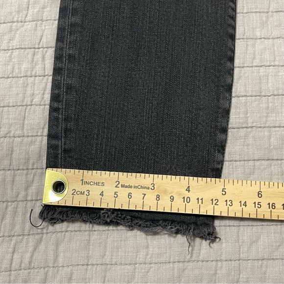 Madewell Tall 9" High-Rise Skinny Jeans in Black Frost Size 26 - Picture 9 of 10